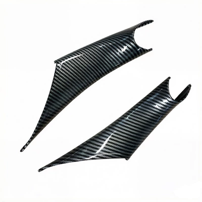 Suitable for Bmw Bwm 3 Series 4 Series F30F31 F35 M3 Interior Armrest Cover, Carbon Fiber Pattern, No Need to Remove the Interior Handle (Armrest, handle, handle)