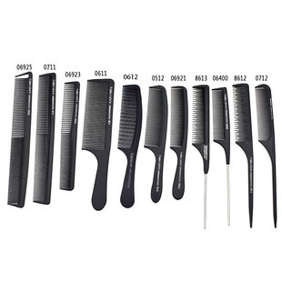 Barber shop uses hair -cut comb, hairdressing tools to pick up tail comb, flat -head combination hair disks hair comb, wood comb