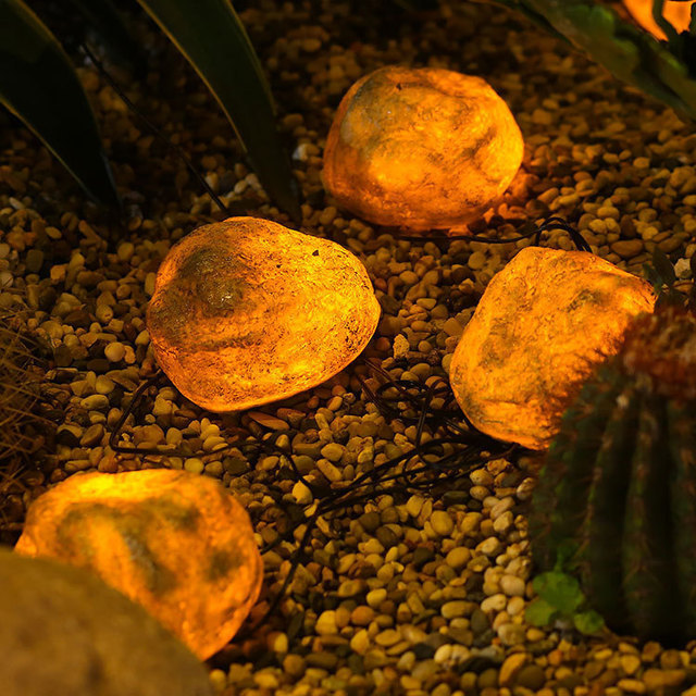 Solar-Powered Simulated Cow Manure Stone Lamp for Outdoor Garden Lawn Decoration, Park Square Decorative Landscape Light Solar-Powered Simulated Cow Manure Stone Lamp for Outdoor Garden Lawn Decoration, Park Square Decorative Landscape Light