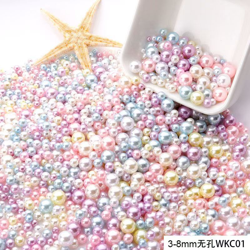 Wholesale Macaron Non-Porous High-Gloss Imitation Pearls for Handmade DIY Nail Art, Colorful Pearls in Mixed Sizes 3-8mm Wholesale Macaron Non-Porous High-Gloss Imitation Pearls for Handmade DIY Nail Art, Colorful Pearls in Mixed Sizes 3-8mm