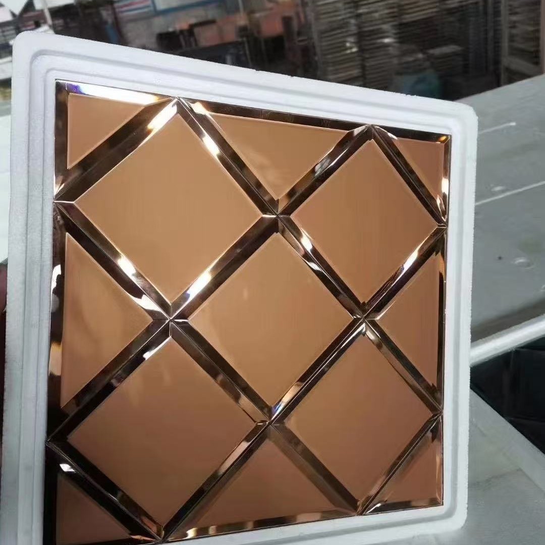 银镜 茶镜 灰镜  穿衣镜 艺术拼镜背景墙 镜面玻璃 异形玻璃加工