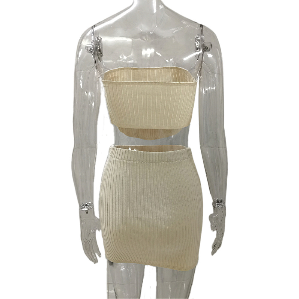 Damen Strick Oberteil Mit Shorts Set Für Den Sommer_voghion.com