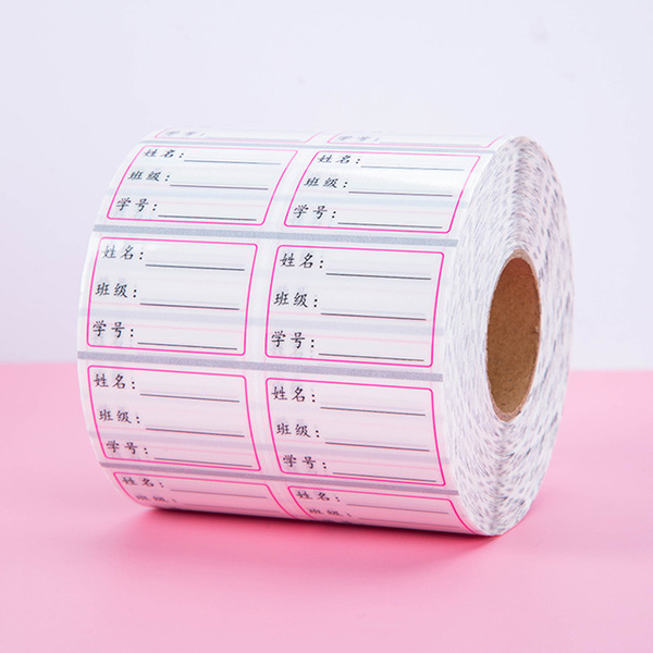 Waterproof children's name sticker for students