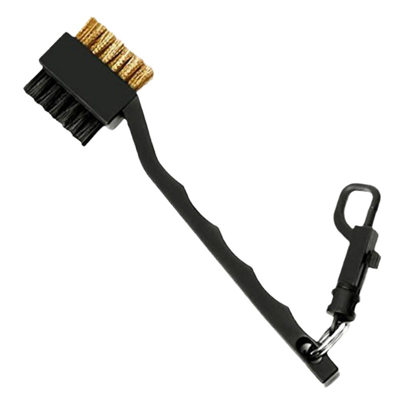 Nueve caballos club de golf cepillo de limpieza cepillo de doble cara cepillo de bolas alambre de acero cepillo de alambre de cobre accesorios de golf cepillo de limpieza