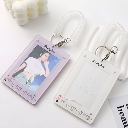 ins style macaron color card holder card brick gu card gu plate desktop protective card film acrylic hard card holder