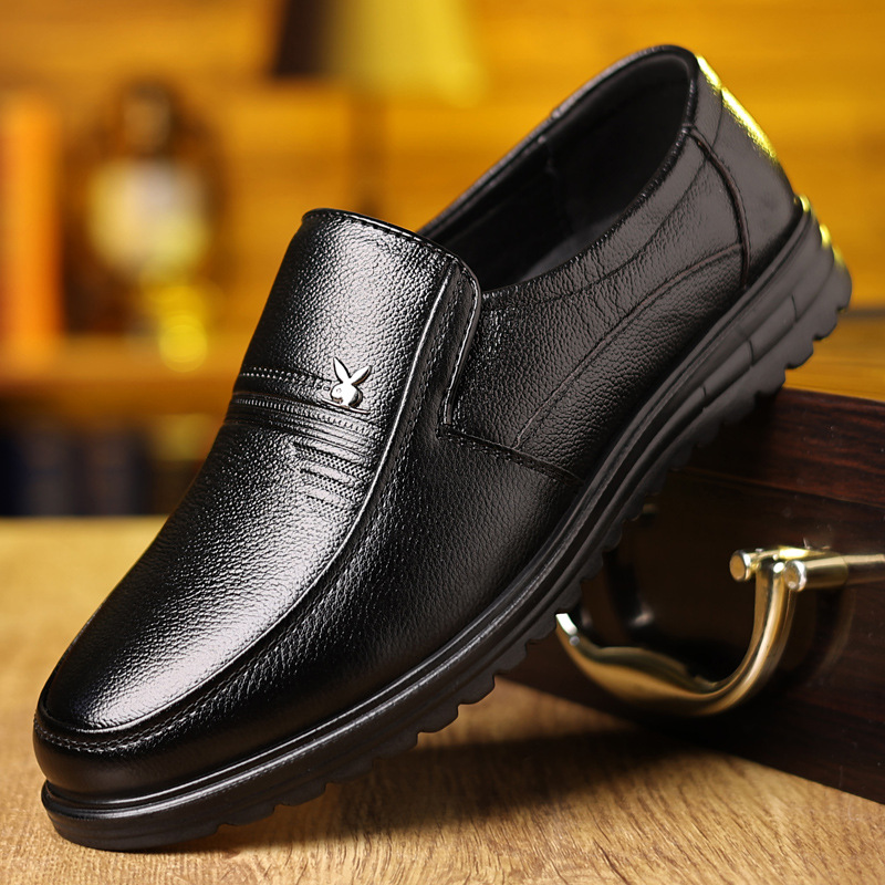 Zapatos de Cuero Casuales de Moda para Hombre 2025, Suela Suave, Mocasines de Superficie Suave, Zapatos Planos Tipo Dad, Entrega Directa de Fábrica.