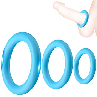 Cross-border direct supply of male penis silicone lock ring husband and wife share penis ring masturbation device adult sex products wholesale