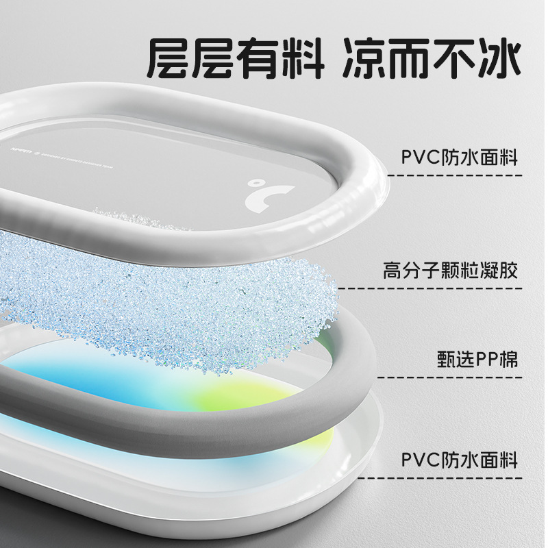 Almohadilla de hielo para mascotas de verano, gel de perrera de verano, cama de enfriamiento para gatos, perro pequeño y mediano, cojín de enfriamiento de verano para perros Corgi