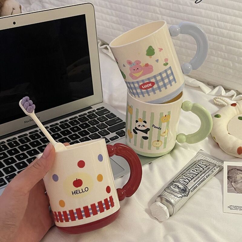 Couple's High-Looking Toothbrushing and Mouthwash Cup, Student Dormitory Toothbrushing Cup, Cartoon Household Mouthwash Cup Couple's High-Looking Toothbrushing and Mouthwash Cup, Student Dormitory Toothbrushing Cup, Cartoon Household Mouthwash Cup