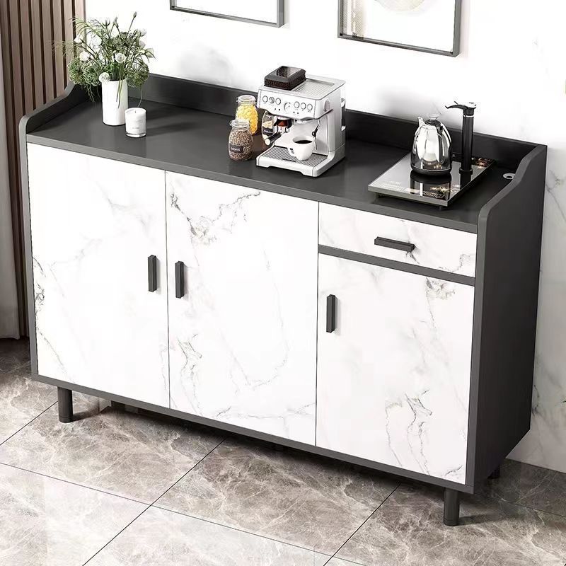 Tea Cabinet Storage Cabinet Sideboard Modern Minimalist Living Room Wall-Mounted Integrated Side Cabinet Storage Cabinet Home Storage Cabinet