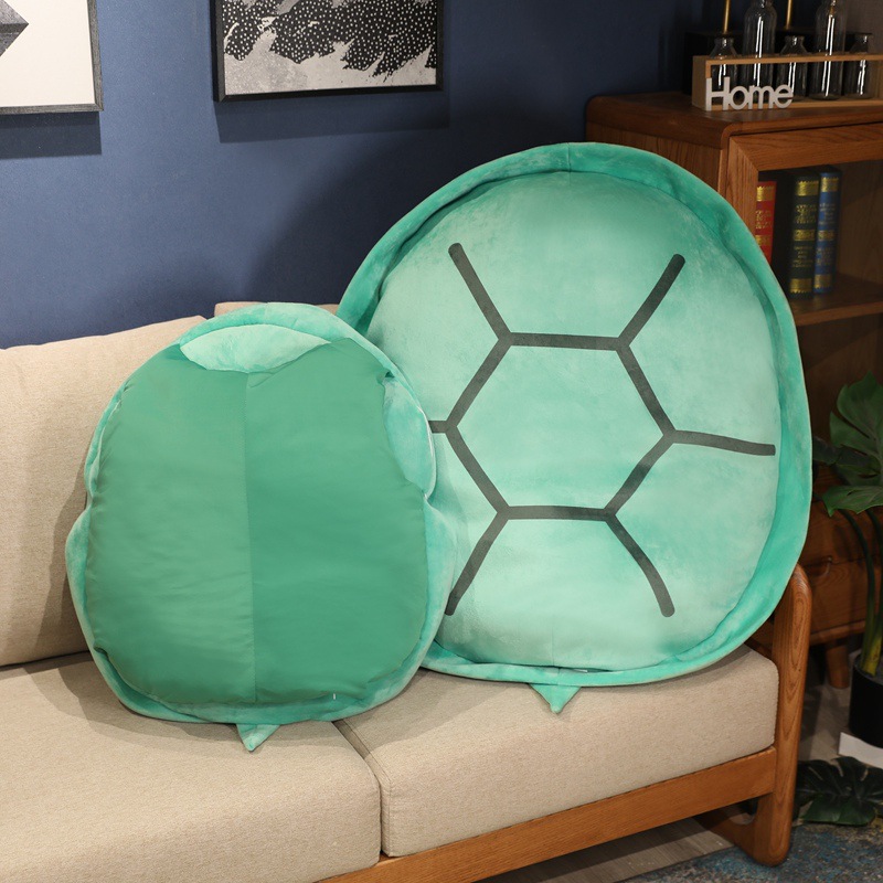 Gran tortuga Conchas saco de dormir muñeca Wearable tortuga Shell felpa juguete cumpleaños regalo almohada rey ocho perezoso sofá