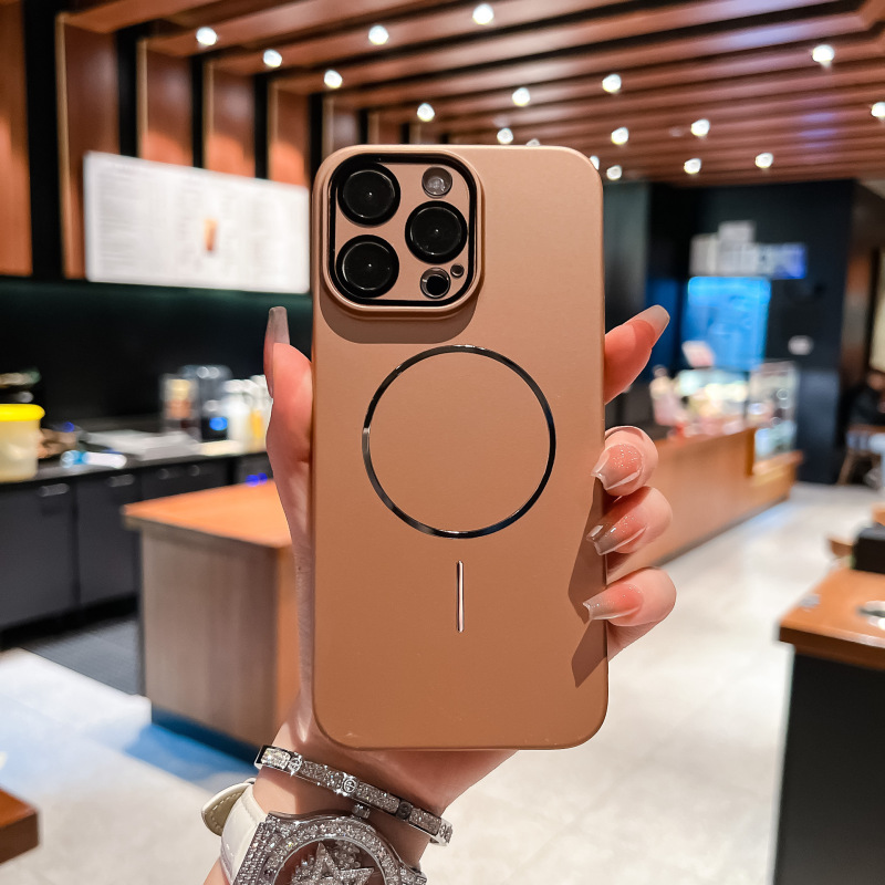 Apple 17PROMAX 携帯電話ケース 磁気吸着細いリング付き Apple 16/15/14 マットな肌触り 17PO 保護ケース|undefined