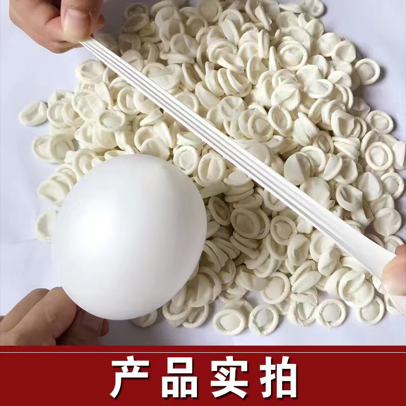 Cubierta de dedos blanca Cubierta de dedos fina a prueba de polvo de látex grueso Cubierta de dedos protectora desechable con boca enrollada