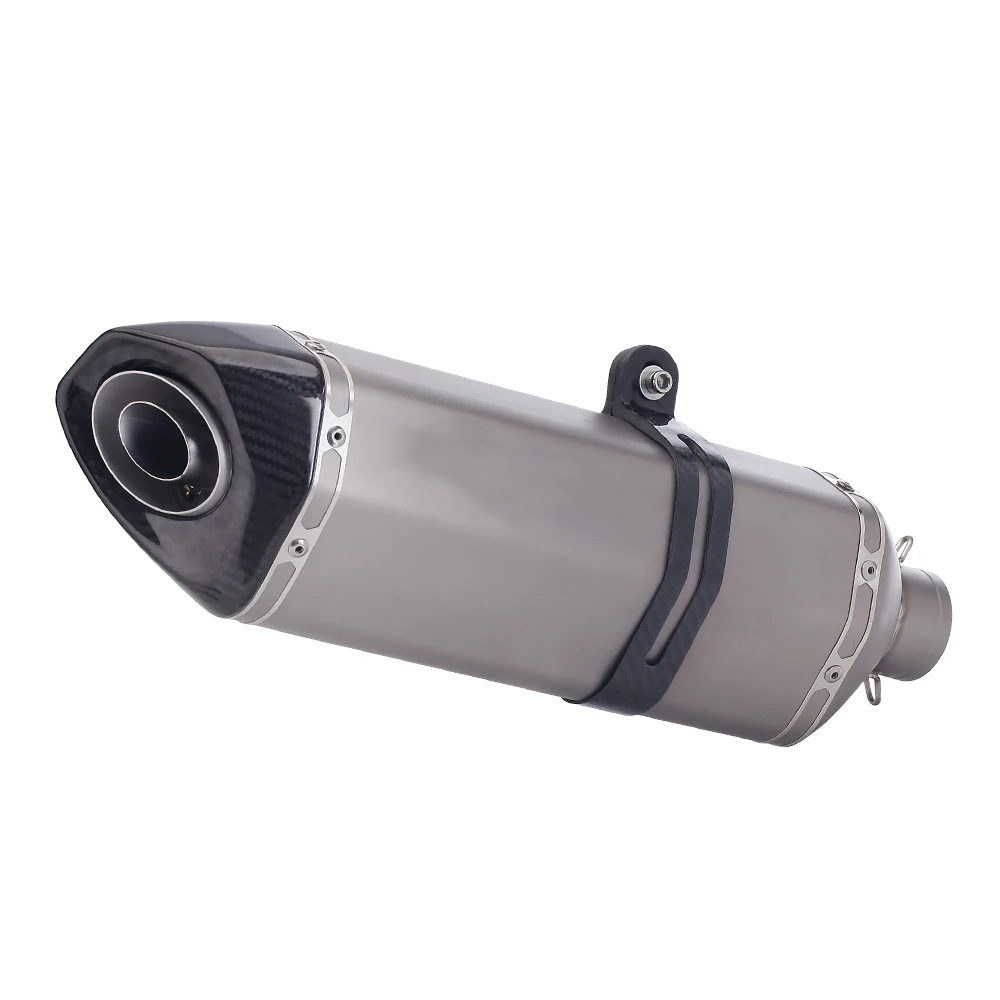 Motorcycle exhaust pipe Z900 NINJA400 Chasing 600 modified exhaust large hexagon titanium alloy tail section