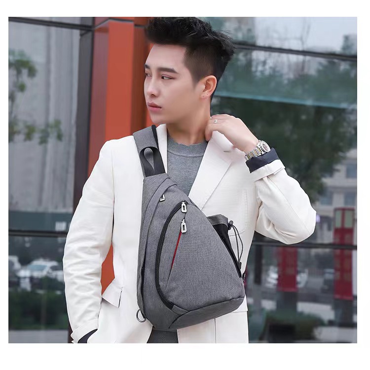Men's Chest Bag New Casual Sports Storage Bag Large Capacity Multifunctional Crossbody Bag Travel Outdoor Backpack_voghion.com