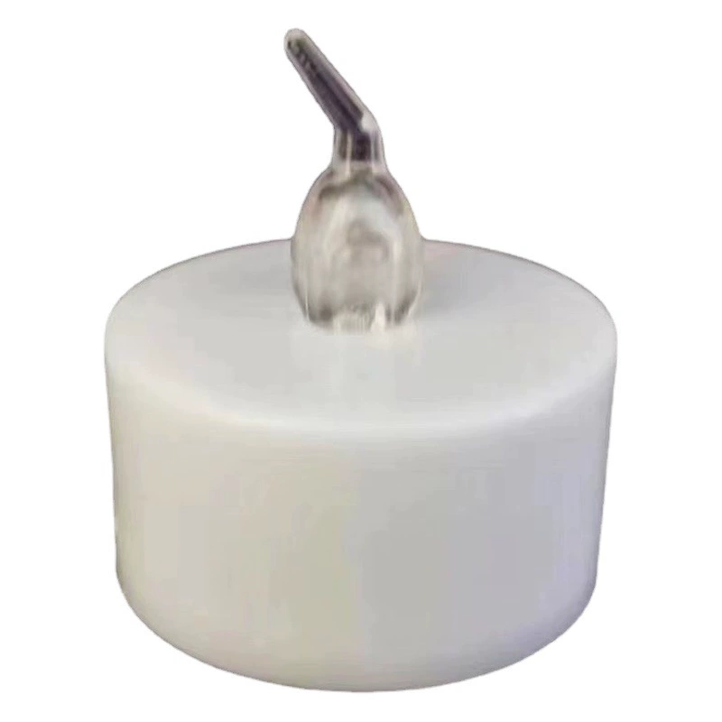 Светодиодная Электронная свеча прозрачная голова пламя предложение исповедь день рождения макет свадебный реквизит светящийся маленький чайный воск