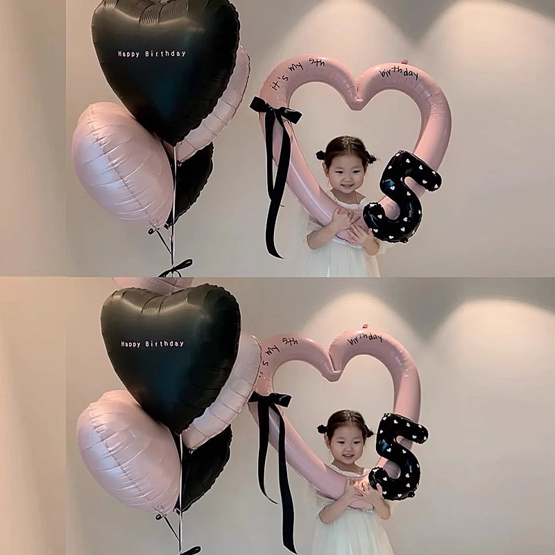 Palloncini in alluminio a forma di cuore traforato per feste_voghion.com
