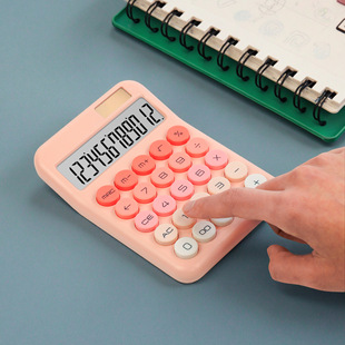 Cute Candy-Colored Dopamine Office Learning Accounting High-Value Large-Screen Silent Portable Scientific Calculator