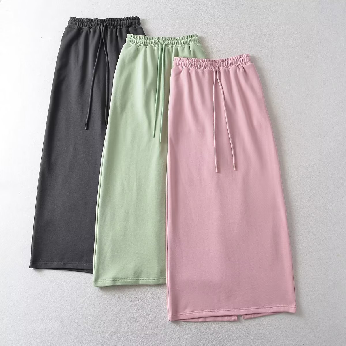 Daily Date Bar Women's Sexy Solid Color Spandex Polyester Zipper Skirt Sets Skirt Sets display picture 1