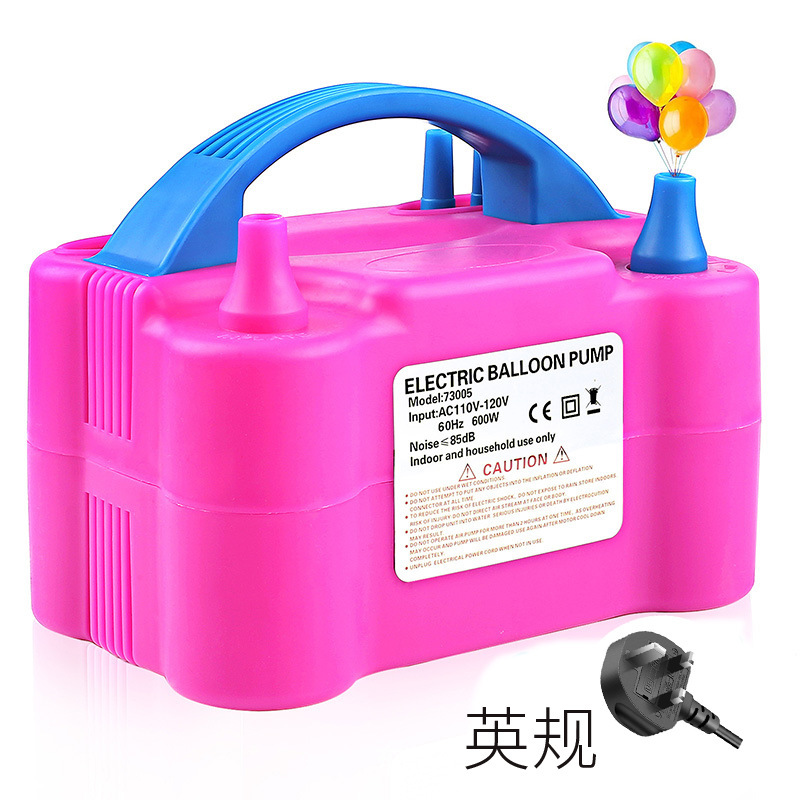 Bomba de bolas eléctrica Bomba de aire 73005 Máquina de soplado de globos Máquina de bolas de doble orificio 600W Sala de bodas Herramienta de soplado de globos