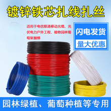 PVC包胶扎丝捆绑数据线材玩具卡纸扎线铁丝包塑扎带软扎丝绑线