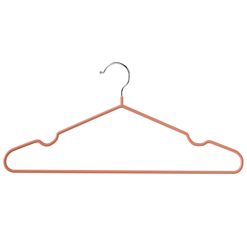 Perchas Sin Marcas para Ropa Set de 10 de Plástico Recubierto Antideslizante para Armario
