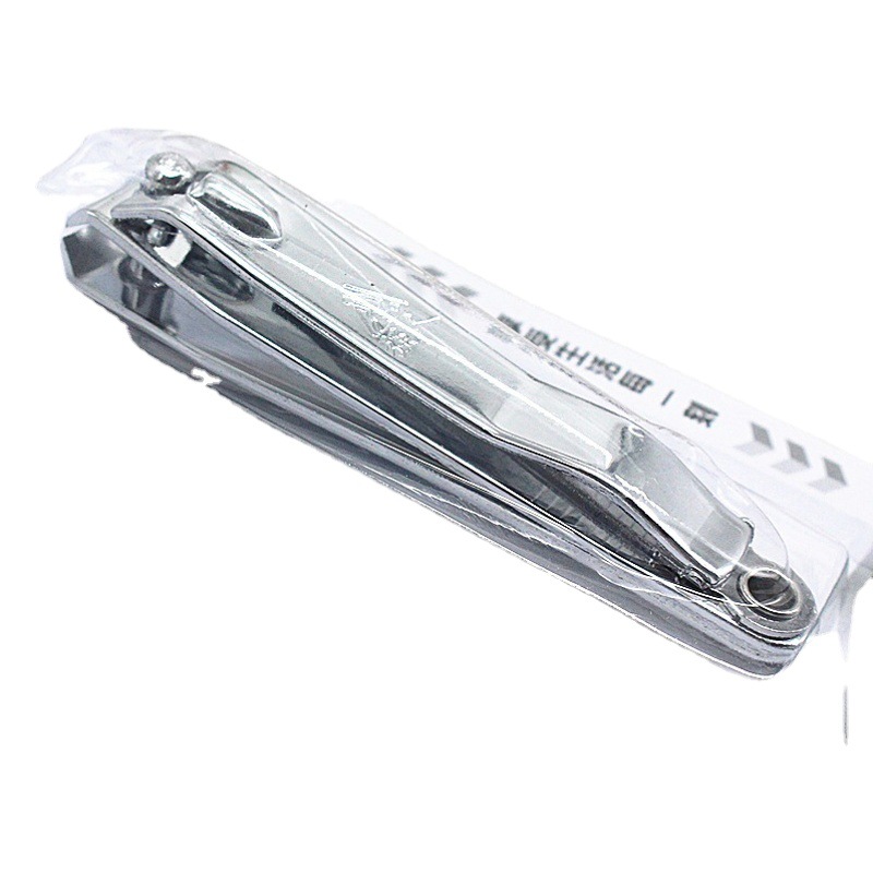 Strongman Nail Clippers 618 Nail Clippers Suction Card Packaging Large Stainless Steel Flat Mouth Personal Nail Care Tool