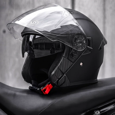 for all seasons, 3C certified, three-quarter – Motosiklet kaskı (dəbilqə) - matte-black-l58-59-head-circumference