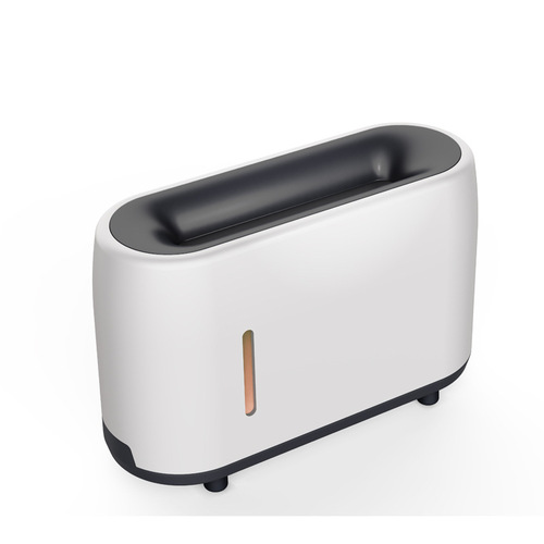 Colorful remote control flame humidifier wood grain 3D simulated flame aromatherapy machine ultrasonic air humidifier essential oil