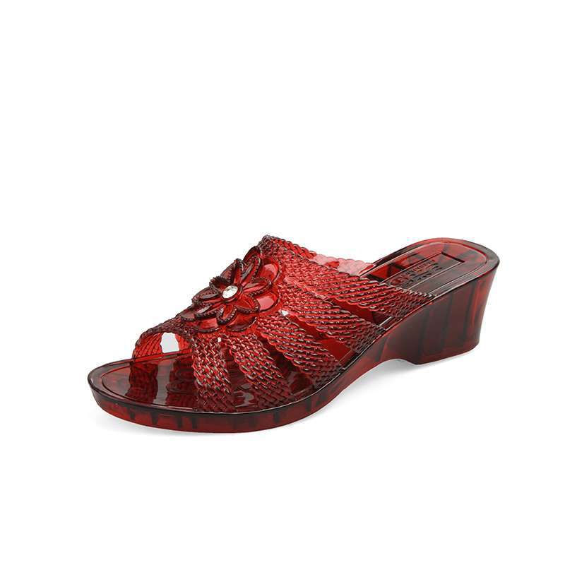 국화 와인 레드 힐 높이 5CM