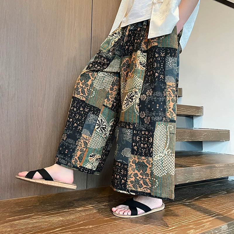 2025 новых пляжных шорт в китайском стиле больших размеров, оптом