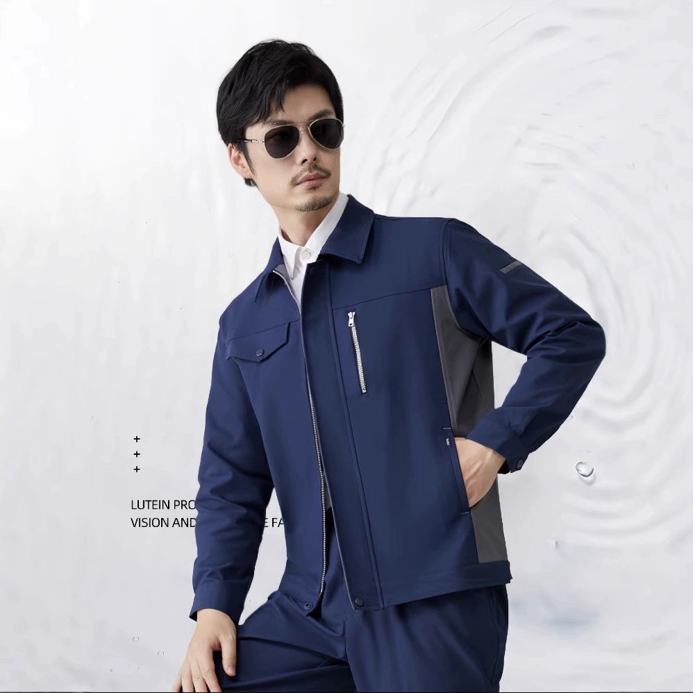 Высококачественный комплект весенней и осенней рабочей одежды мужской антистатический завод мастерской инструмент изготовление пользовательских износостойких досуговых инструментов