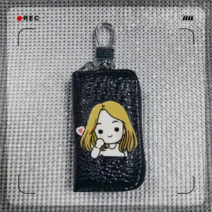 (사랑 여동생) 스퀘어 블랙 키 백