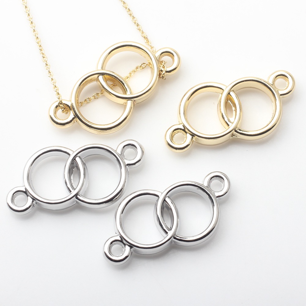 10 Pcs/package Simple Style Circle Zinc Alloy Plating Jewelry Accessories display picture 1