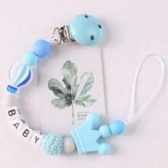 INS silicone pacifier chain, anti-drop teething chain, Amazon pacifier clip, baby supplies