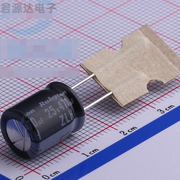 25ZLH470MEFCT810X12.5描述470uF 25V电解电容器