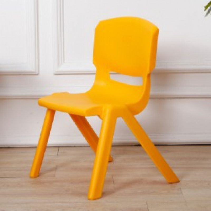 Jardín de infantes hogar caucho de alta maduración para bebés silla de comedor antideslizante para niños silla de plástico espesa respaldo image 5