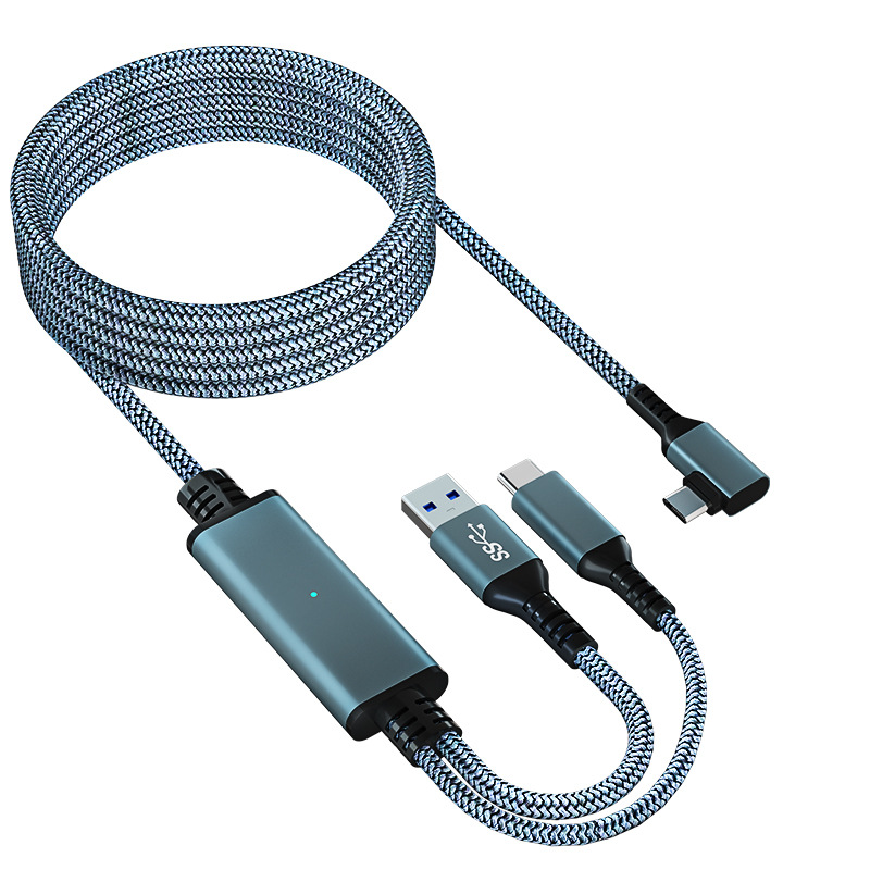 Nuevo VR enlace streaming cable de datos usb3.2 5Gbps carga rápida sin pérdida de potencia universal tipo-C VR gafas