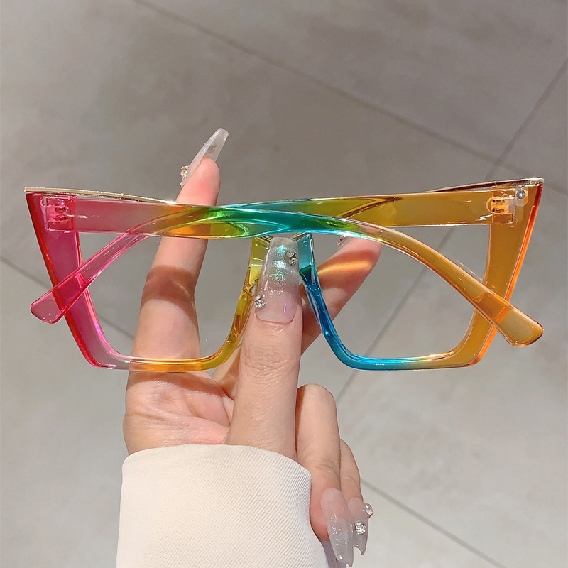 Modische Cat-eye-sonnenbrille Mit Metallrahmen Für Damen_voghion.com