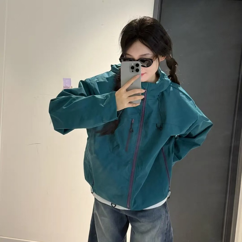 多巴胺户外软壳冲锋衣男女款秋季徒步骑行登山服情侣工装夹克外套|undefined