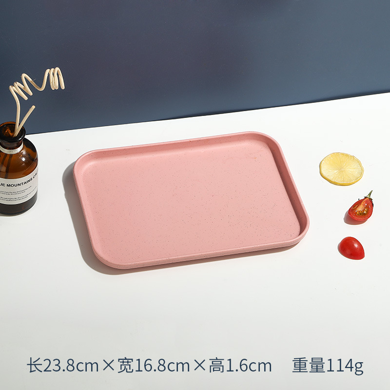 長方形のトレイ、水カップ、ティーカップ、フルーツプレート、大容量、食堂、ホテル、北欧風、インスタで話題の同型|undefined