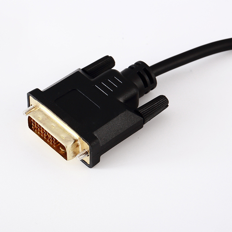 DVI to VGA converter dvi to vga with chip 1080p computer to monitor HD conversion cable