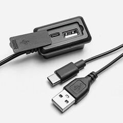 国境を越えたバッグpvc充電線バックパックusb延長線旅行バッグ部品一引き二type-cケーブル