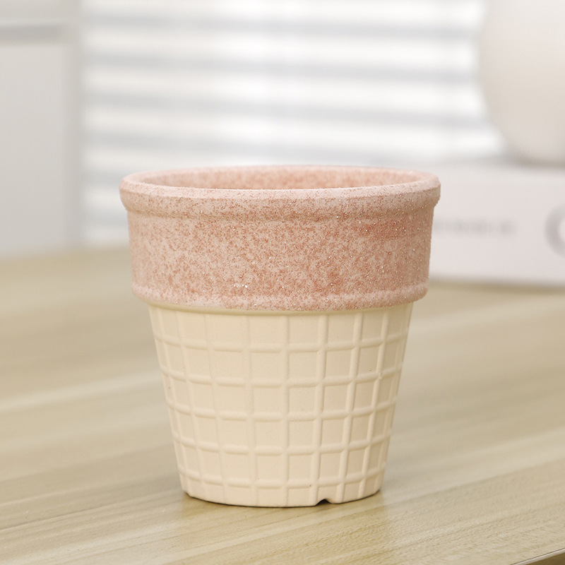 Simulación de cerámica suculenta mini maceta verde planta maceta decoración decorativa planta decoración cactus falso maceta al por mayor