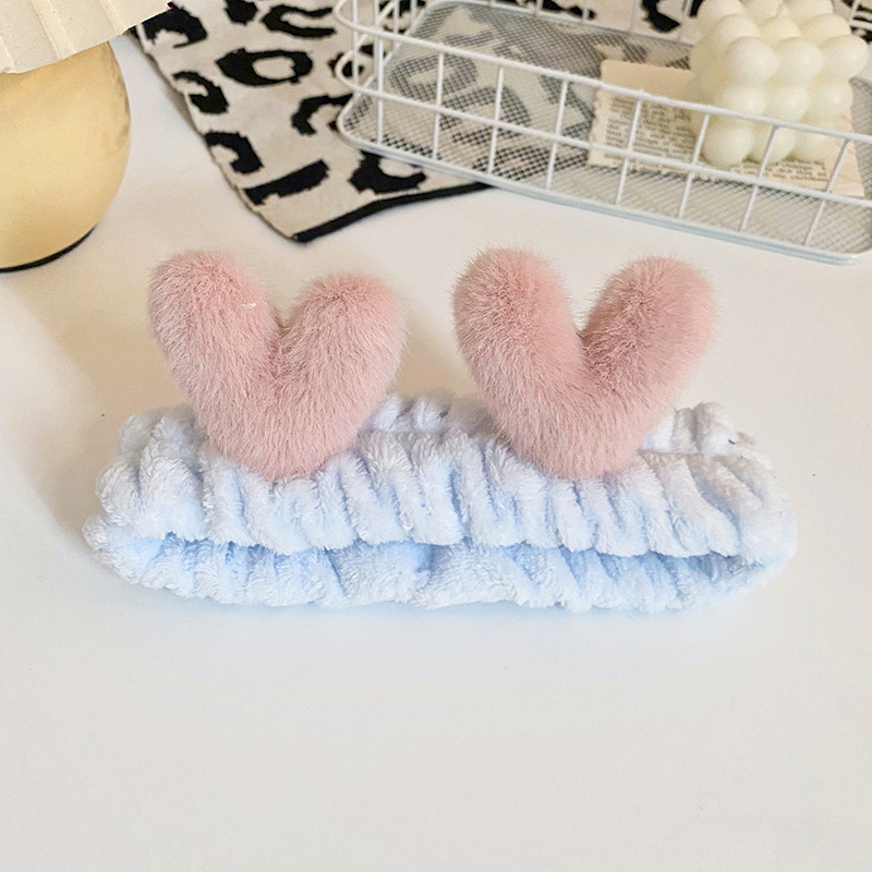 Estilo coreano lindo de La felpa de leopardo asta de impresión banda de pelo Internet Celebrity cangrejo pies banda de pelo femenino lavado de cara belleza diadema de borde ancho accesorios para el cabello