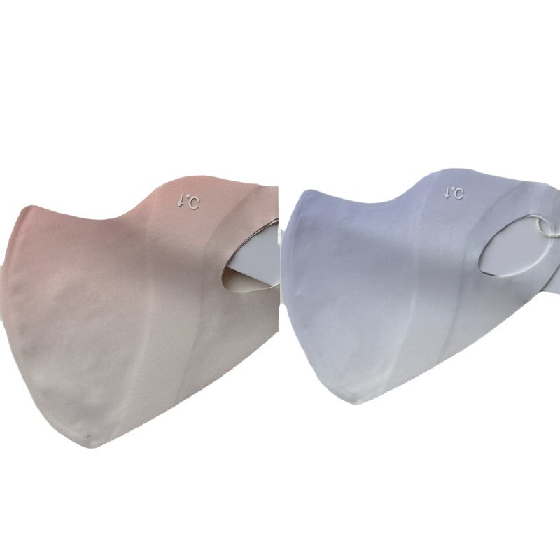 Máscara de protección solar con sensación de hielo upf50 + máscara de protección ocular contra rayos ultravioleta hielo 3D marea tridimensional de alto valor facial femenino en verano