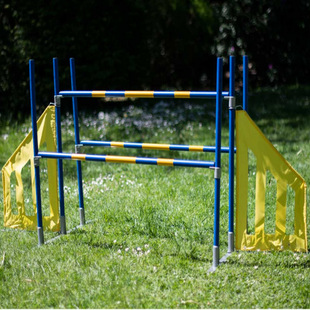 Police Dog Physical Agility Training Equipment Dog Hurdles Fci Standard Dog Jumping Pole High Jump Equipment