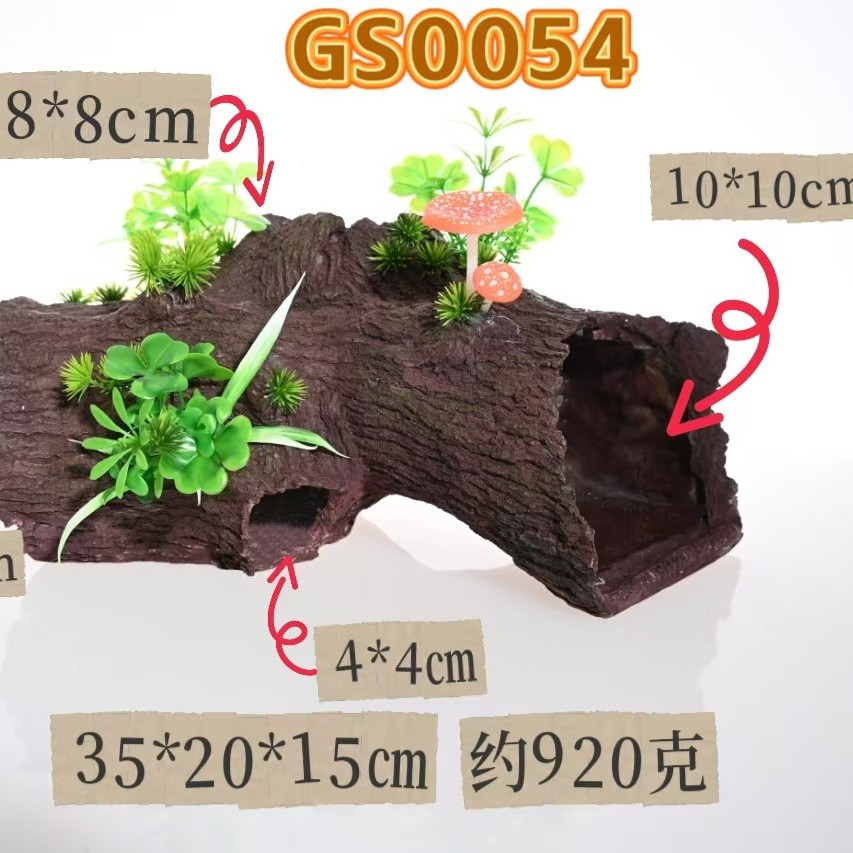 Simulación de paisajismo de pecera Madera muerta Adornos de madera hundida Puente de arco de teca púrpura natural Planta acuática Yimu Chengjing Factory