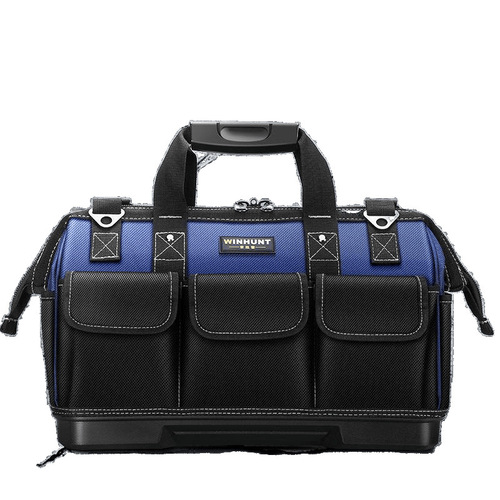 Durable and sturdy canvas multi-function tool kit—hand-carried, specially designed for electrical and carpentry repairs, with large capacity.