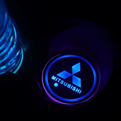 Anti-slip mat USB Charging Seven-Color Led Non-Slip - mitsubishi-single